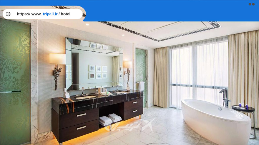 حمام هتل Hilton dubai Alhabtoor